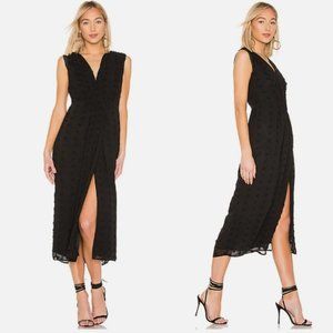 L’Academie Nicola Midi Dress with Polka Dot Detail